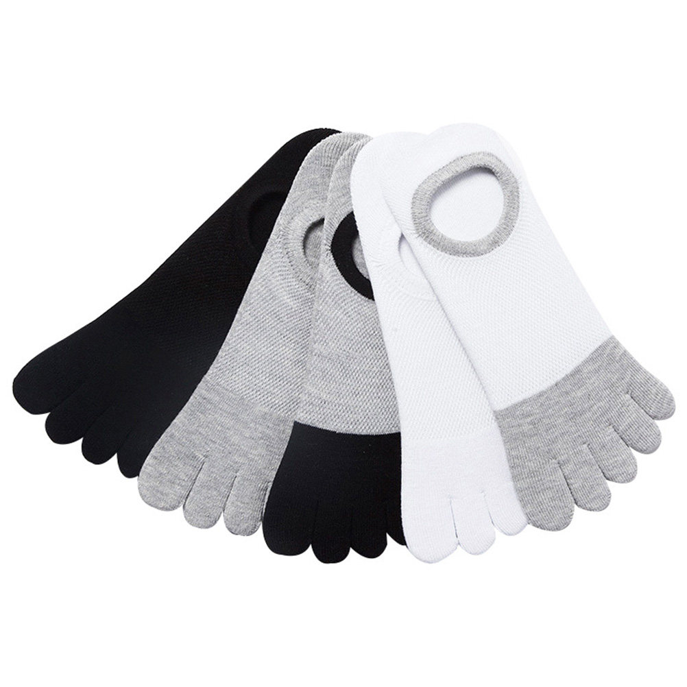 Invisibility Sock Loafer - 5Pairs Male Low Cut Socks Breathable
