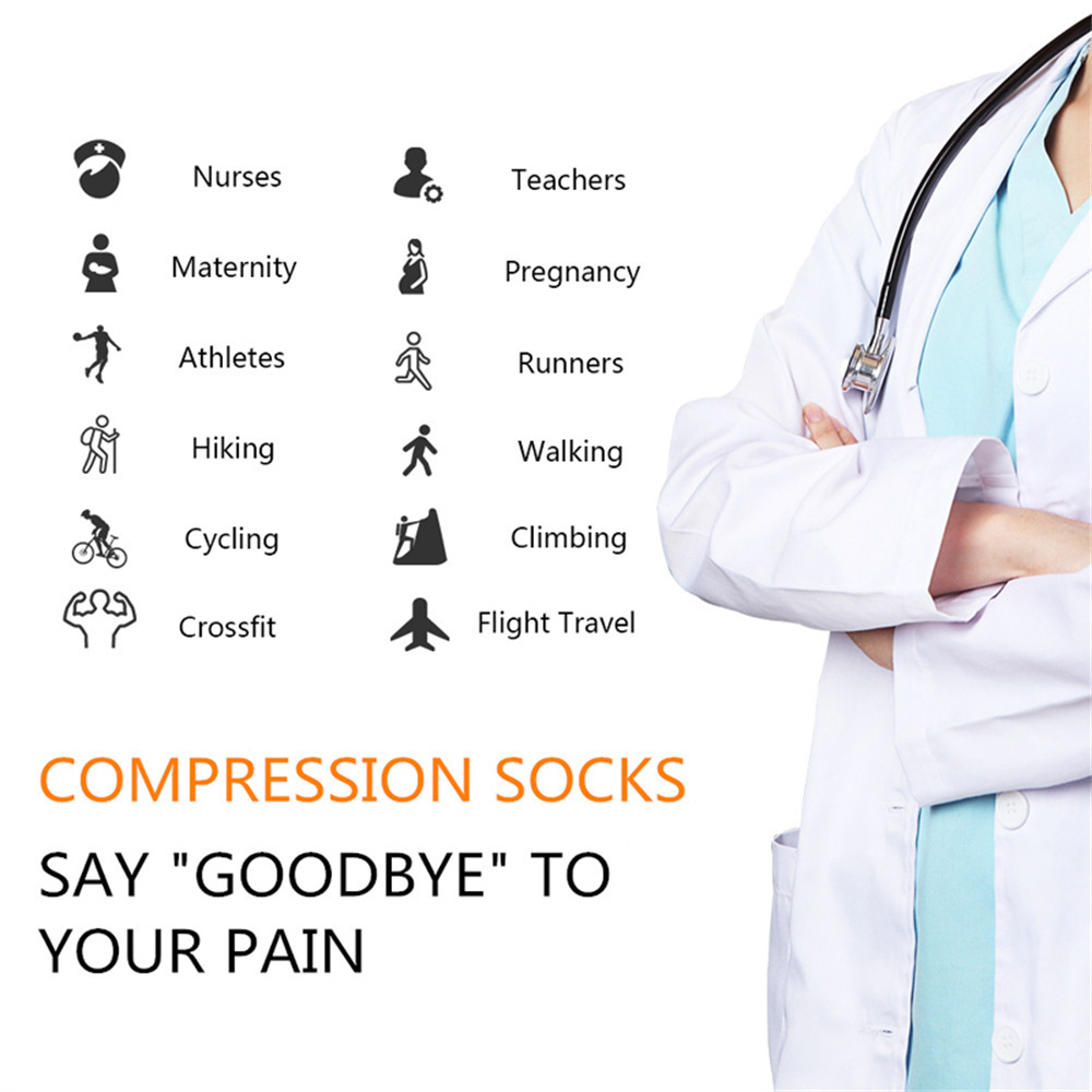 5 Pair/Pack Compression Socks  - Compression Sock Medical avis et prix