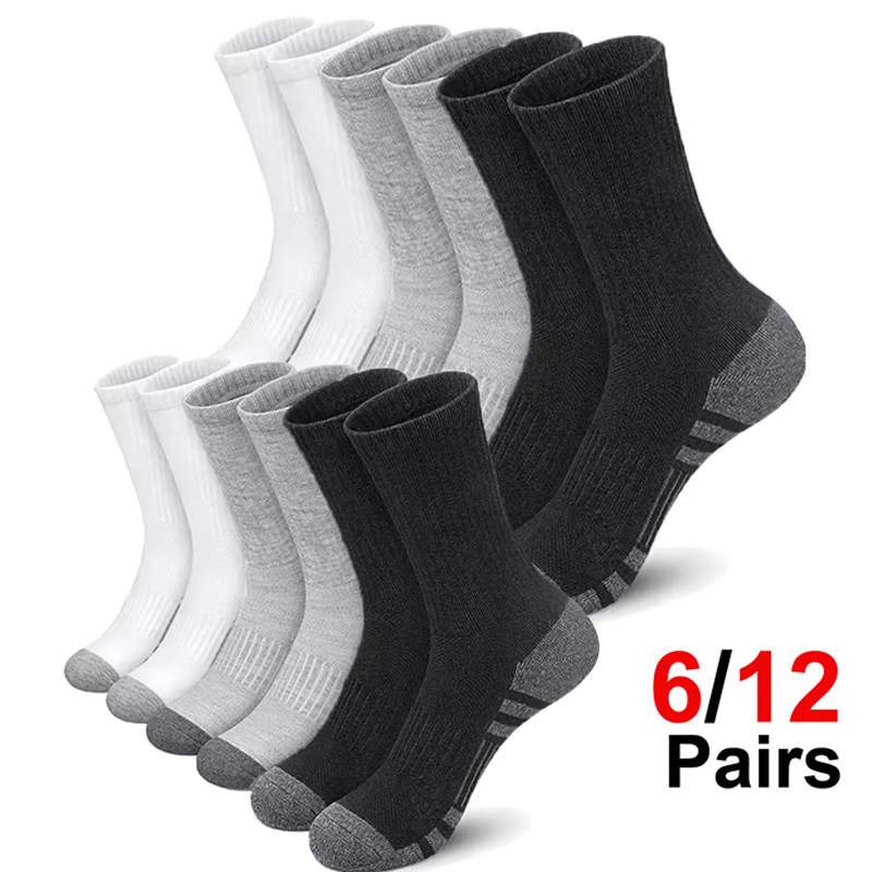 Men's 6 Pairs Pack High Perfor - Cotton Crew Sock Pack avis et prix