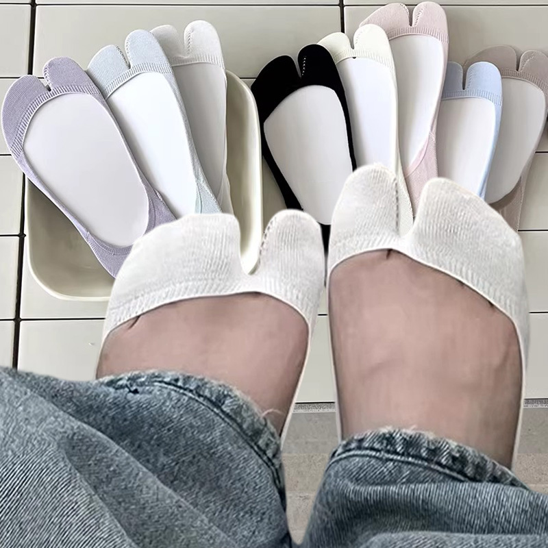 5pairs Summer Thin Cotton Two  - Toe Sock Split avis et prix
