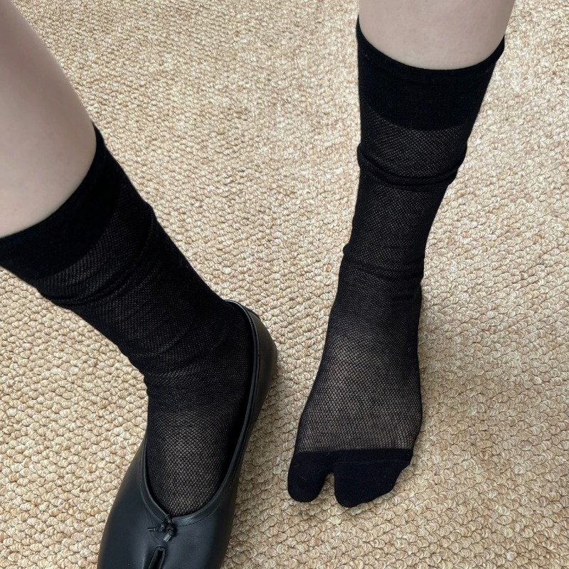 White Split Toe Socks for Wome - Toe Sock Split avis et prix