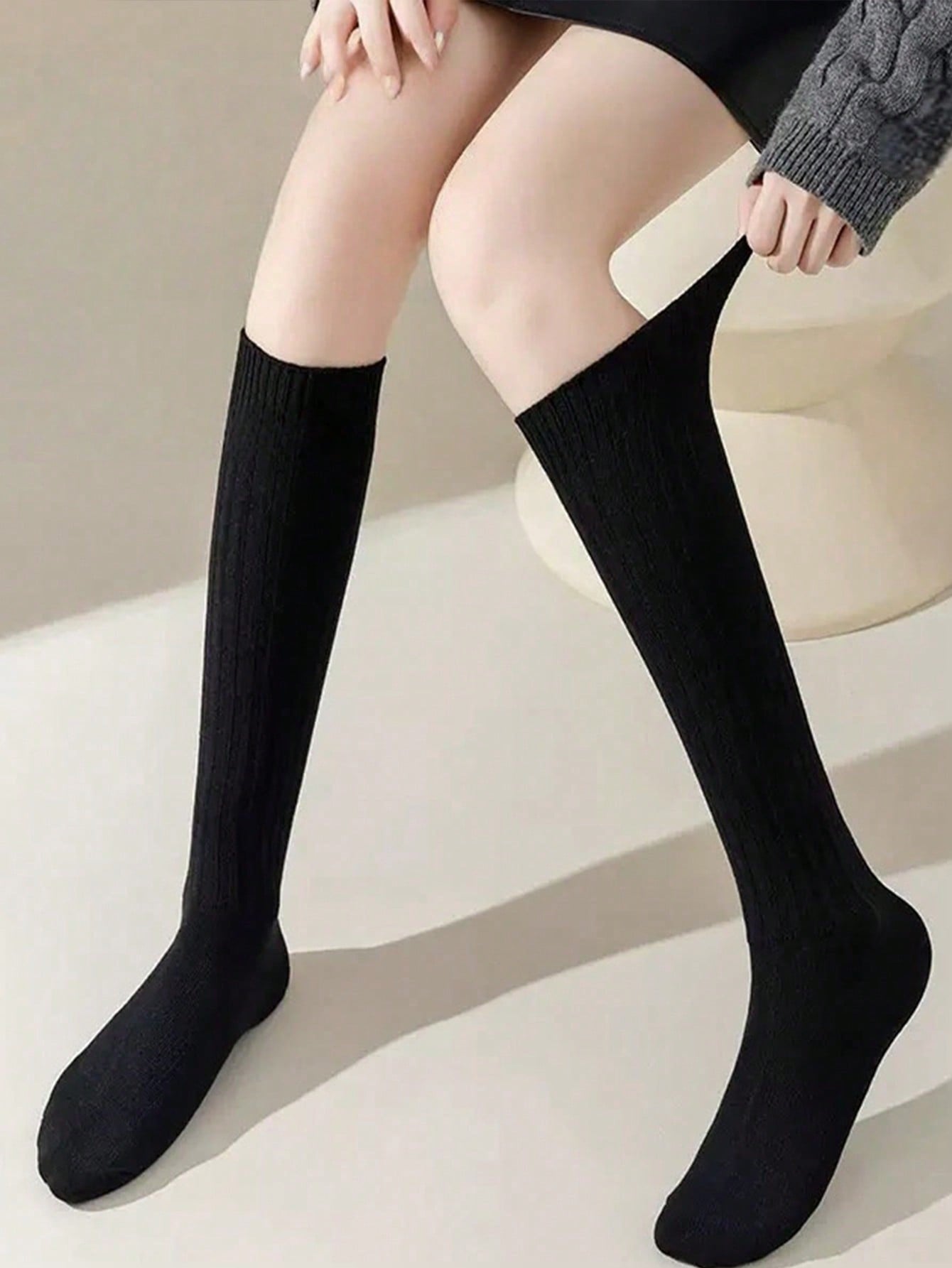Women's Autumn/Winter Cute Gir - Boot Sock Slouchy avis et prix