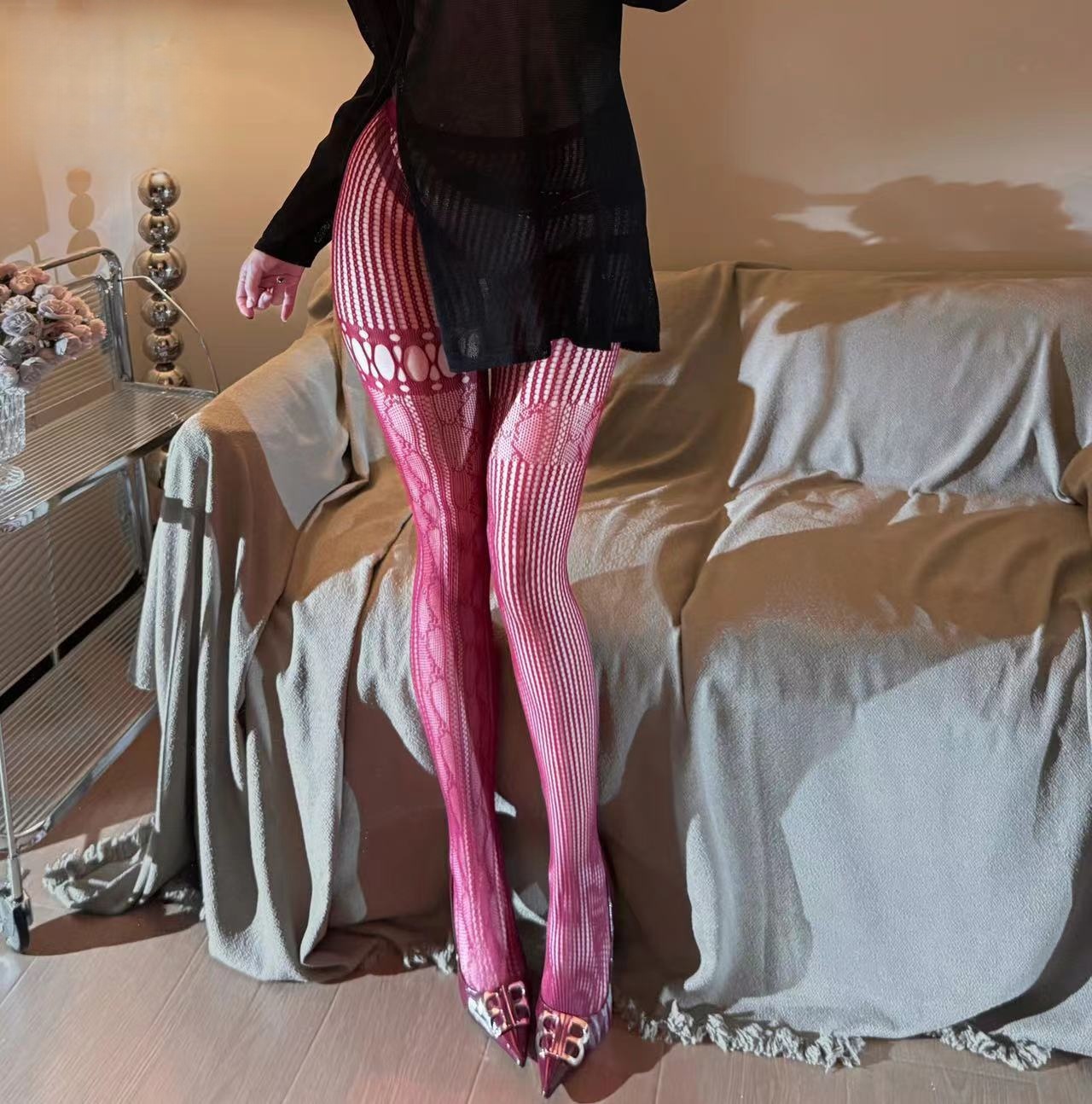 See-through Vintage AB-style L - Fishnet Stocking Women avis et prix