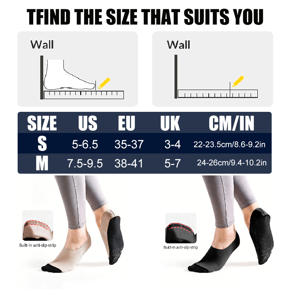 1Pair Yoga Socks for Women Non - Grip Sock Yoga avis et prix