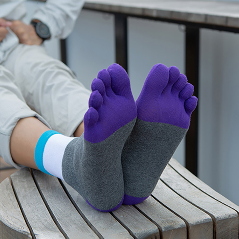 1/5 Pairs Men Five Finger Sock - Toe Sock Split avis et prix