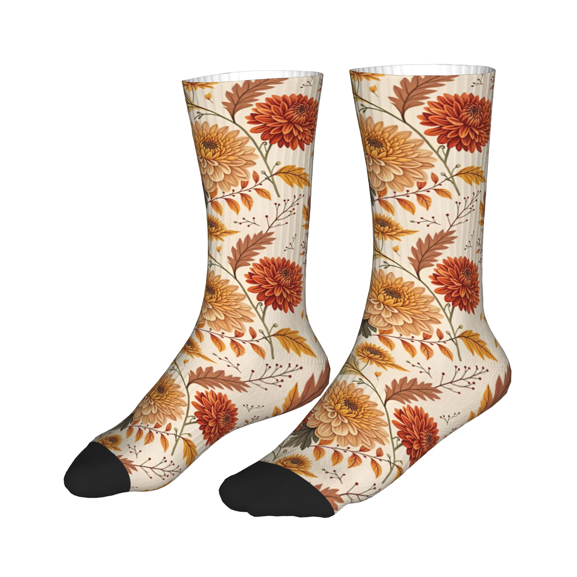 Fun Mens Autumn Chrysanthemum  - Dress Sock Men avis et prix