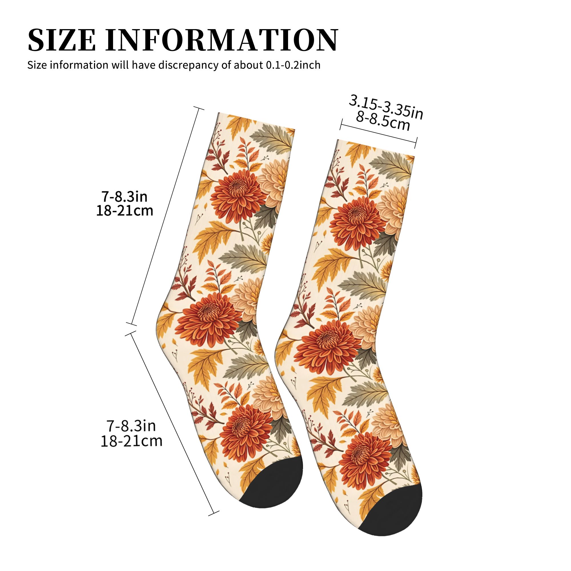 Fun Mens Autumn Chrysanthemum  - Dress Sock Men avis et prix