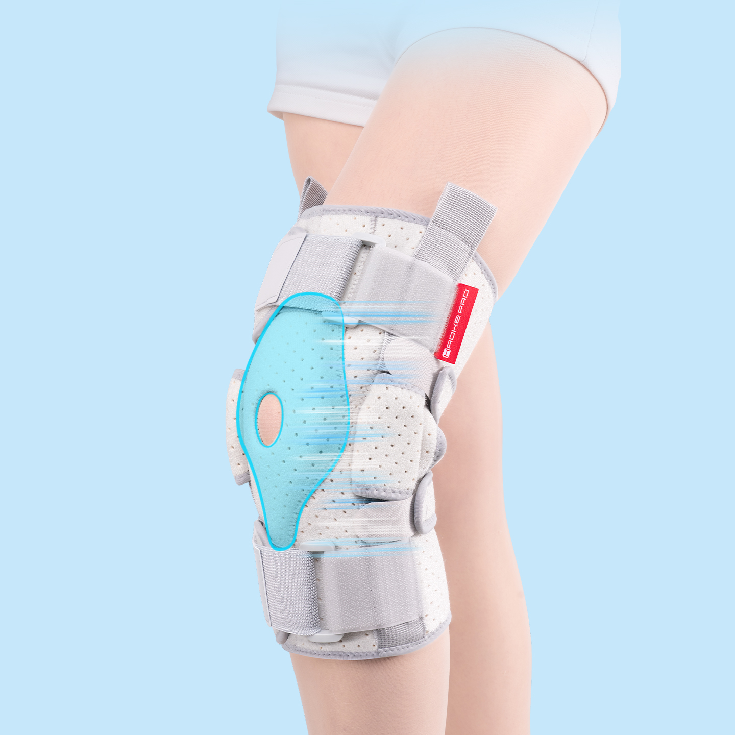 Adjustable knee sleeve with la - Compression Sleeve Calf avis et prix