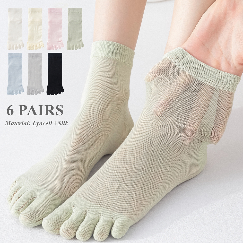 6 Pairs Mulberry Silk Summer S - Silk Sock Bamboo avis et prix