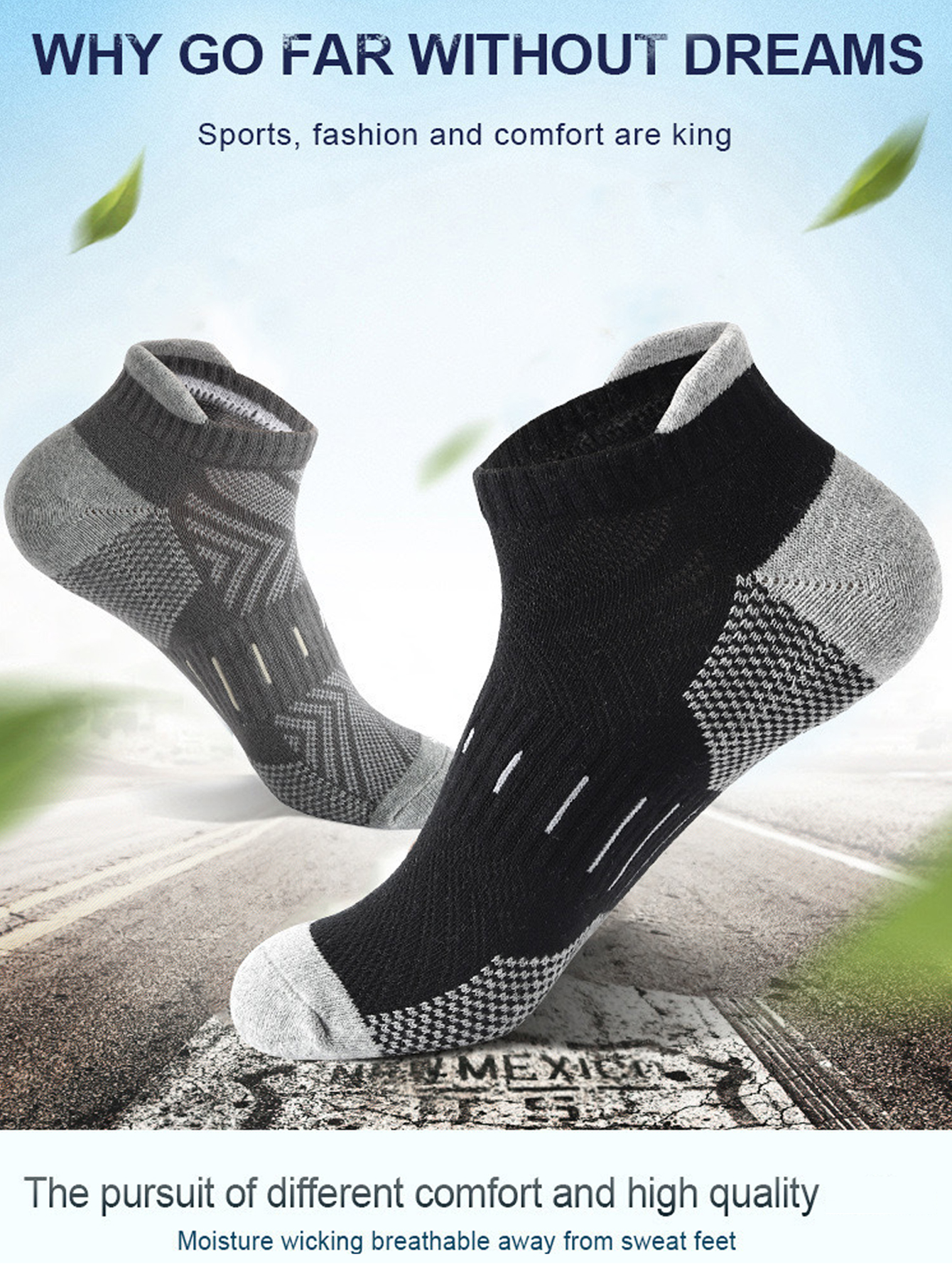 6Pairs Men's Arrow Print Ankle - Athletic Sock Cushion avis et prix