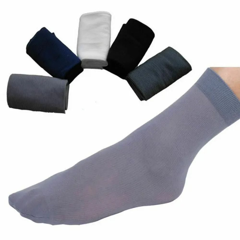 10Pairs Casual Breathable Men  - Silk Sock Bamboo avis et prix