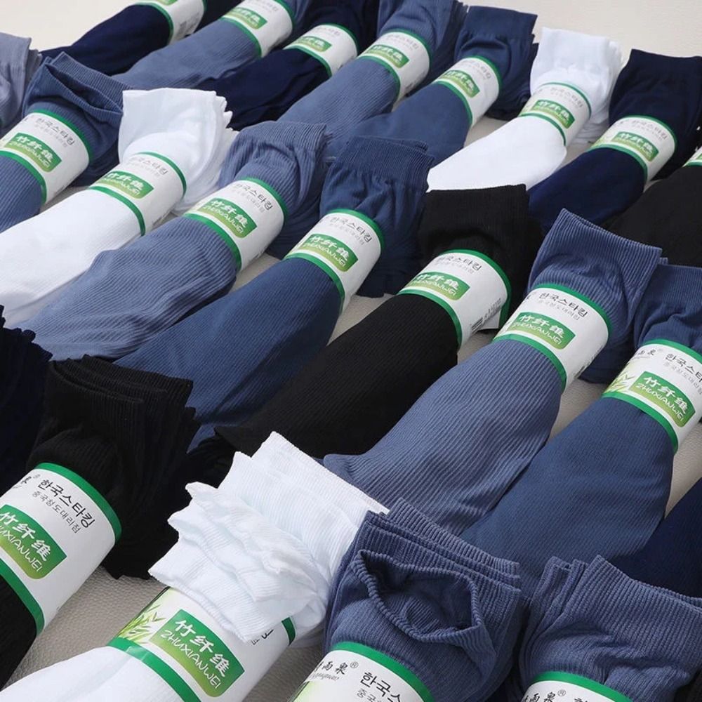 10Pairs Casual Breathable Men  - Silk Sock Bamboo avis et prix