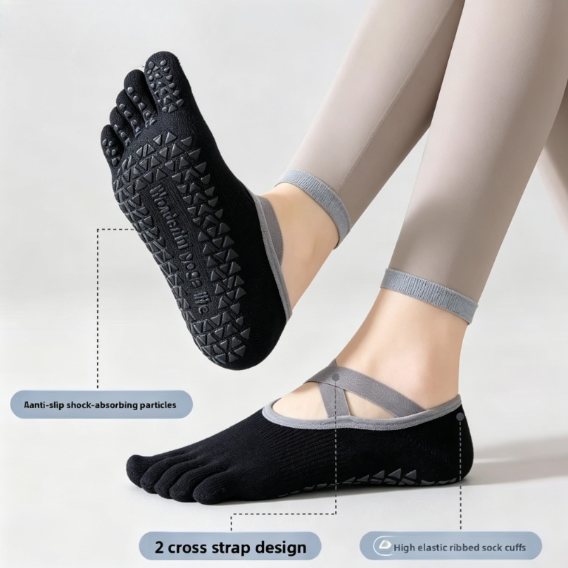 Women's 5-Toe Non-Slip Yoga Pi - Grip Sock Yoga avis et prix
