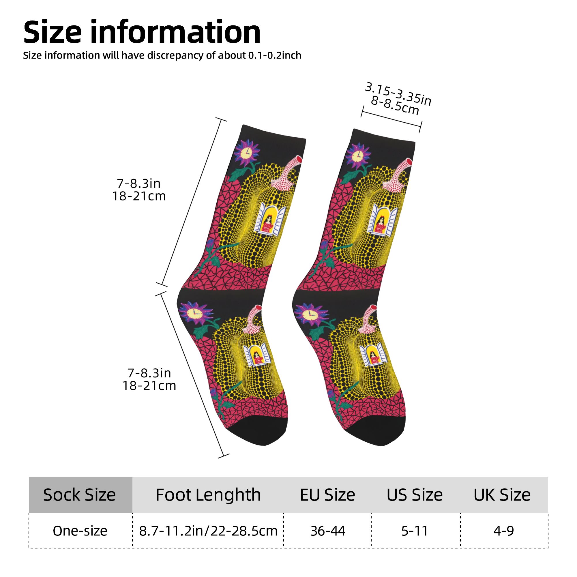 Custom Yayoi Kusama Abstract P - Dress Sock Men avis et prix
