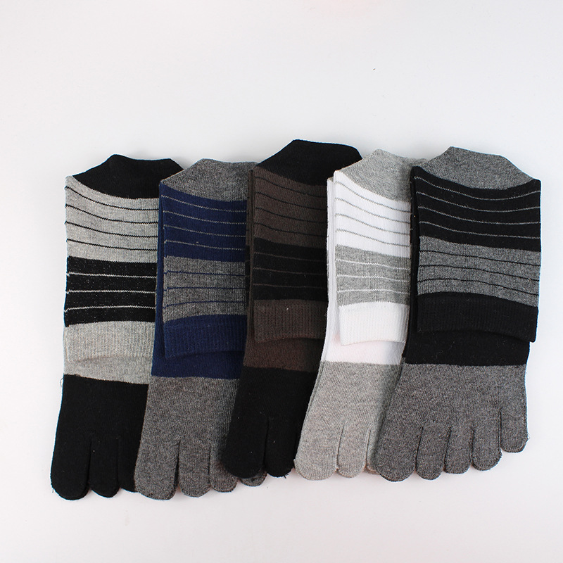 3/5 Pairs Men Five Toe Crew So - Toe Sock Split avis et prix