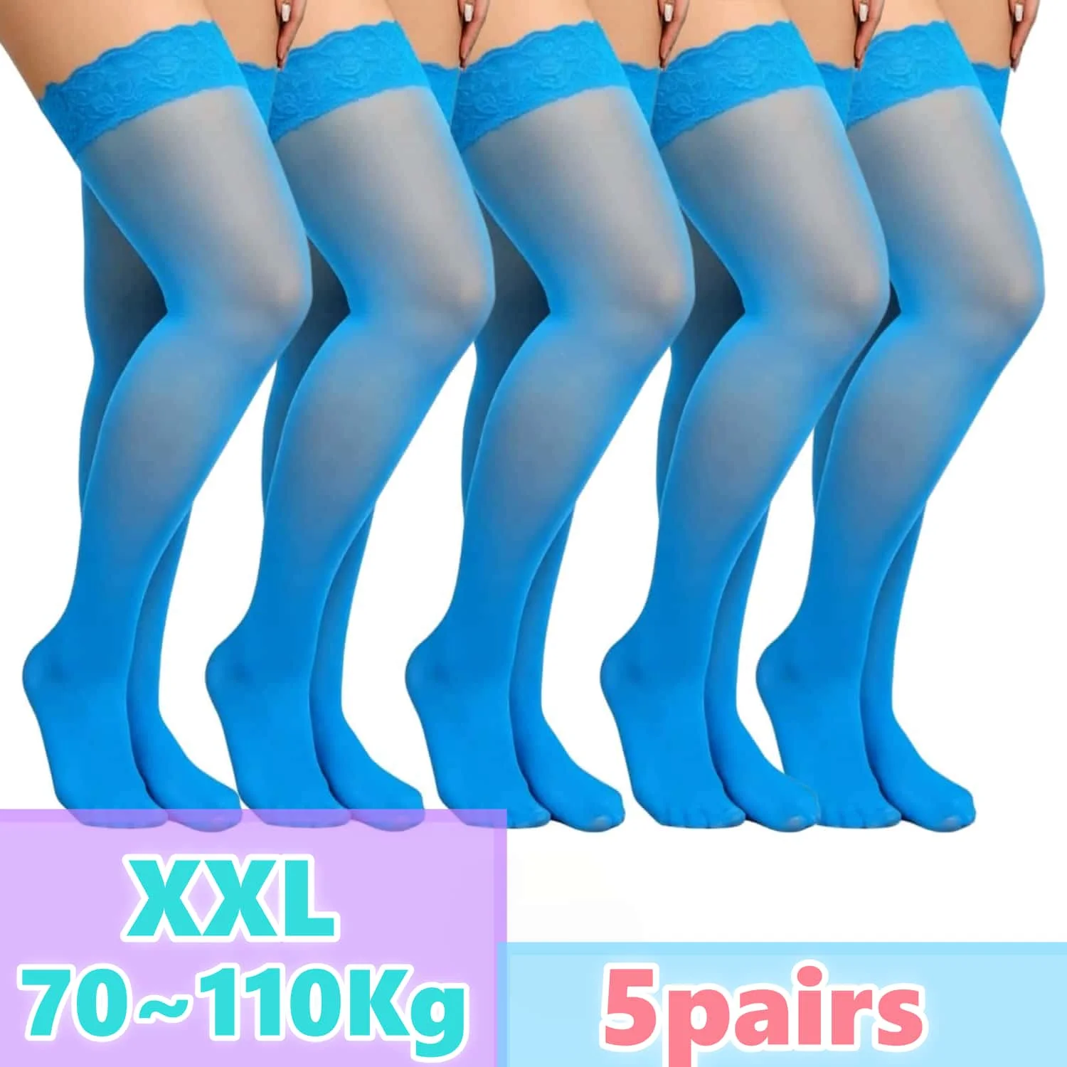 Woman Plus Size Lace Thigh Hig - Thigh High Sock Stay Up avis et prix