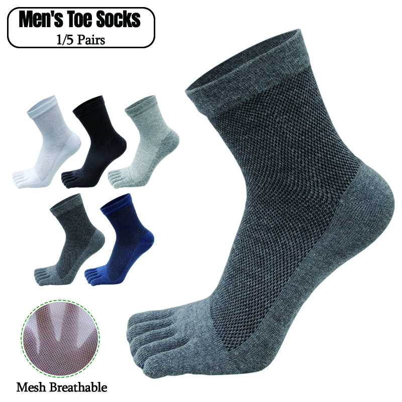 1/5 Pairs Summer Men Five Fing - Toe Sock Split avis et prix
