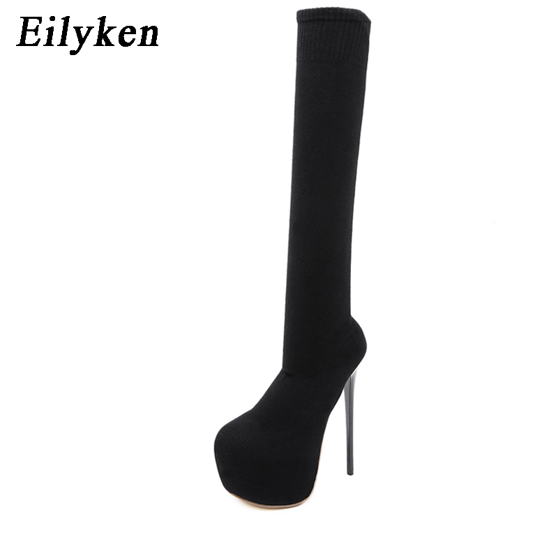 Eilyken Fashion Platform Stret - Knee High Sock Women avis et prix