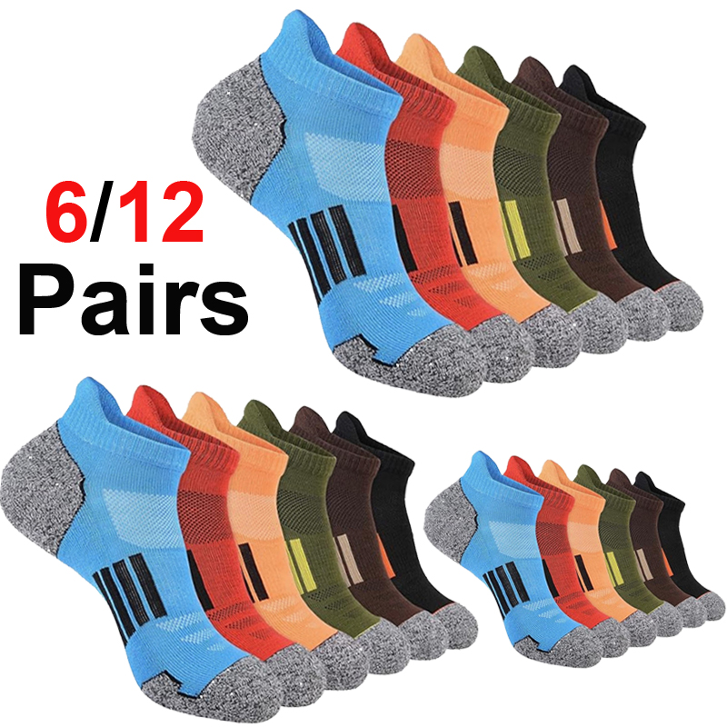 Men's Vibrant Multicolor Strip - Ankle Sock Low Cut avis et prix