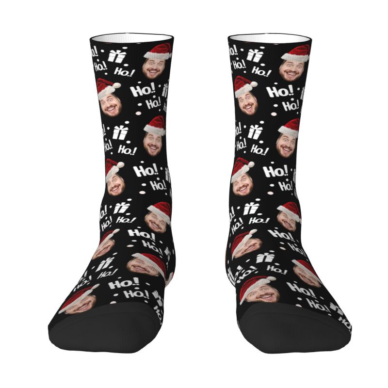 Christmas Face Photo Personali - Dress Sock Men avis et prix