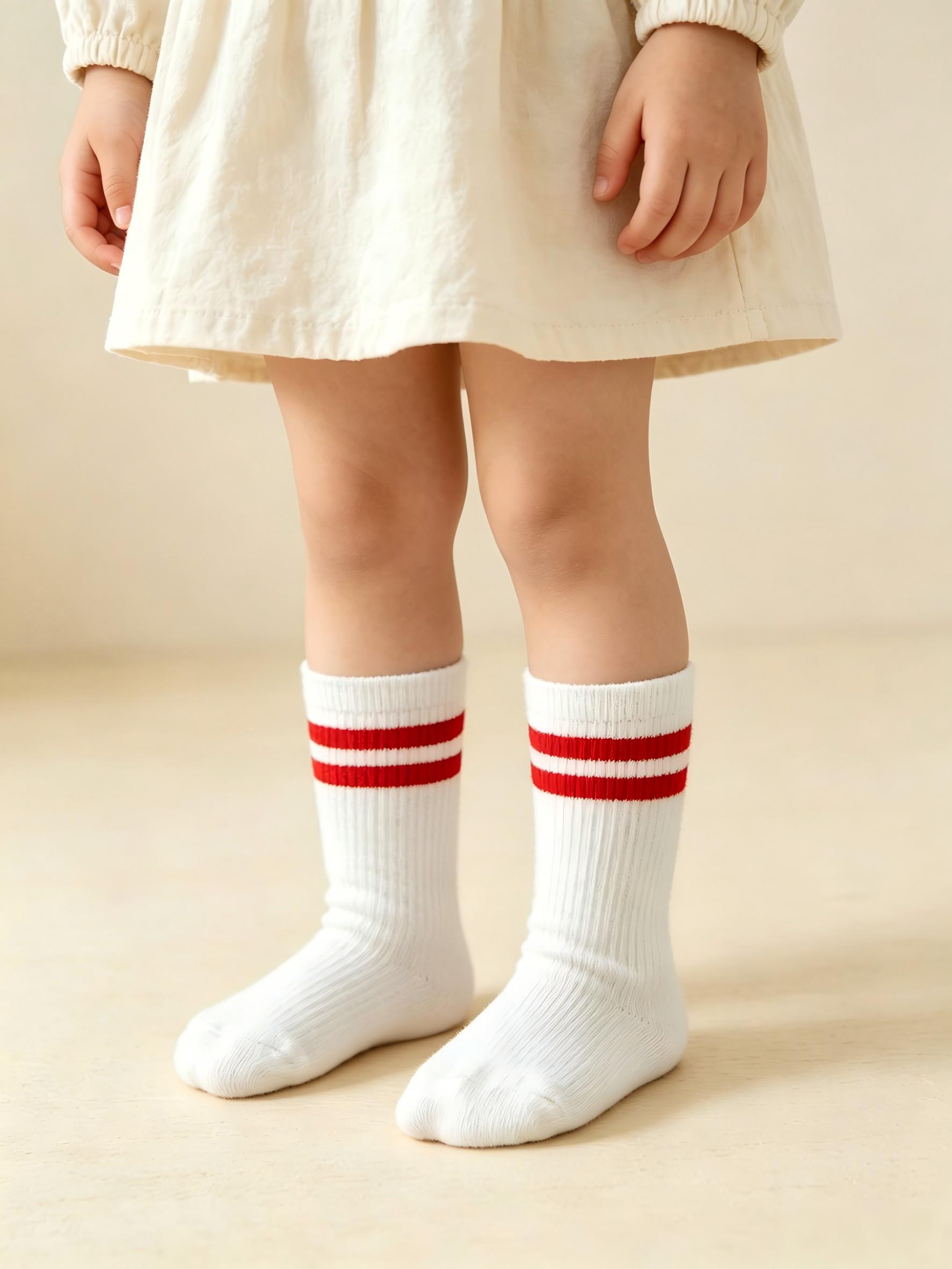 4-Pack Baby Toddler Striped Cr - Cotton Crew Sock Pack avis et prix