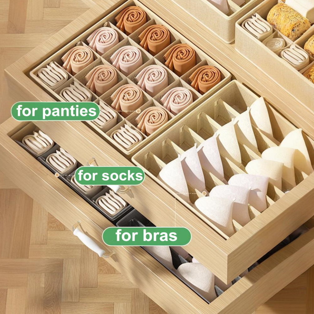 Underwear Storage Box for Bras - Sock Organizer Tray avis et prix