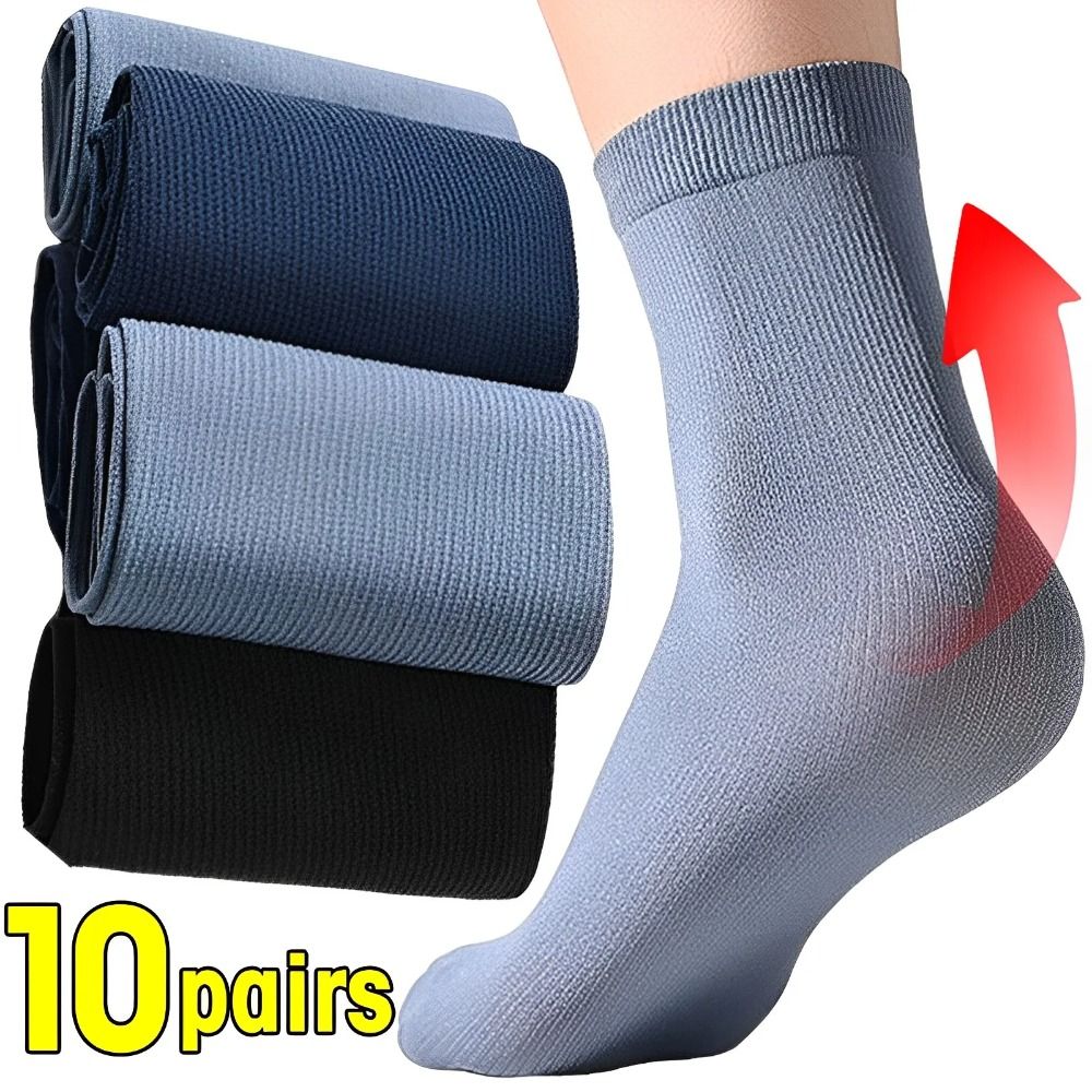 10Pairs Fashion Breathable Men - Silk Sock Bamboo avis et prix