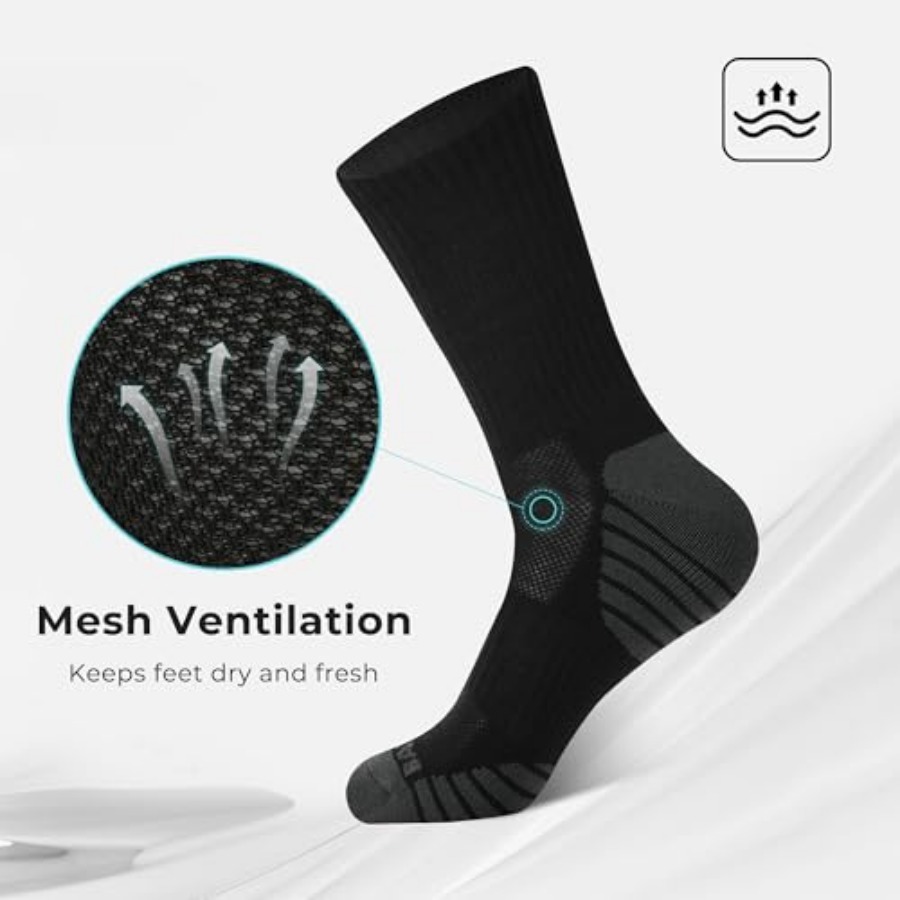 BAMBOO COOL Men's Crew Socks A - Cotton Crew Sock Pack avis et prix