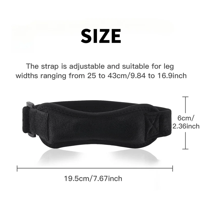 1PCS  Knee Patellar Tendon Kne - Compression Sleeve Calf avis et prix