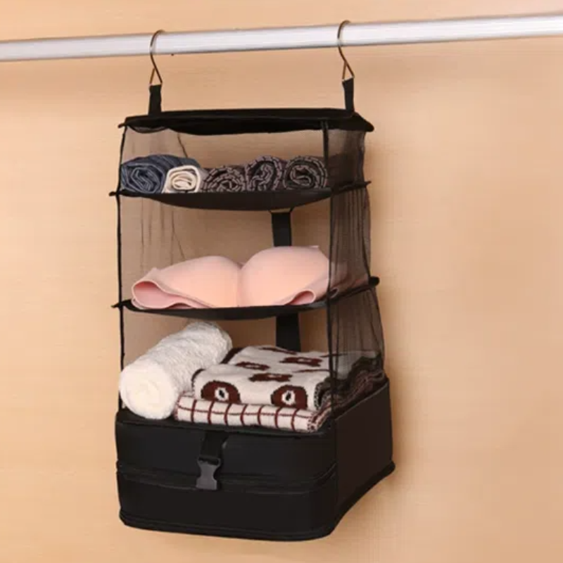 3-in-1 Travel Clothes Storage  - Sock Organizer Tray avis et prix