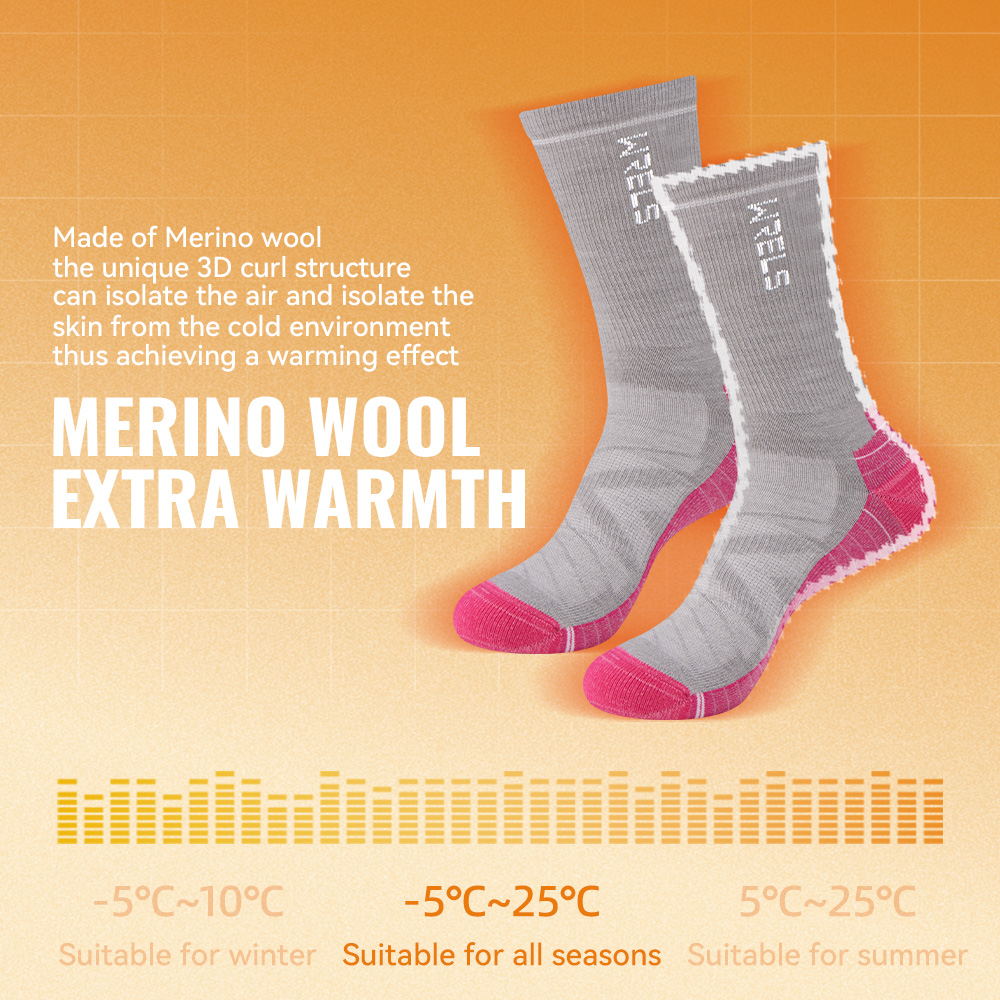 WRELS 1/2/3 Merino Wool Socks  - Thermal Sock Winter avis et prix