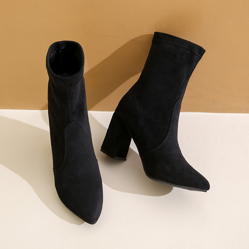 Winter new style chunky heel f - No Show Sock Women avis et prix