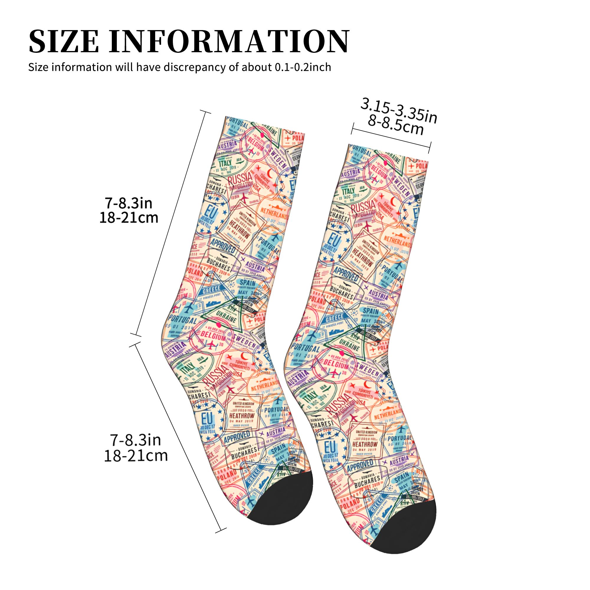 Pastel Europe Travel Collage P - Dress Sock Men avis et prix
