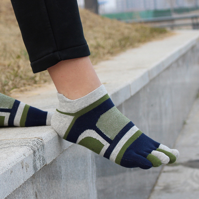 1/5 Pairs  Men’s Five-Toe Athl - Ankle Sock Low Cut avis et prix